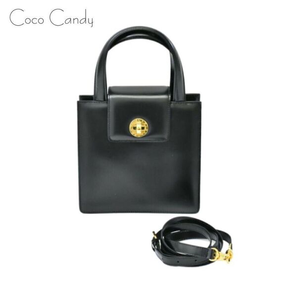 BVLGARI Handbags - 🔃Bulgari Black Leather Accordion Crossbody Bag